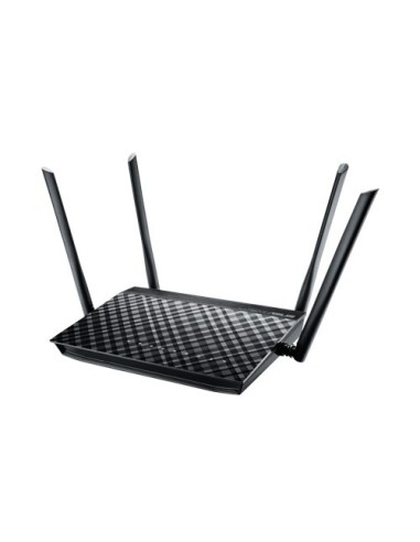 ASUS RT-AC1200G+ router wireless Gigabit Ethernet Dual-band (2.4 GHz 5 GHz) Nero
