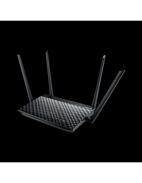 ASUS RT-AC57U router wireless Gigabit Ethernet Dual-band (2.4 GHz 5 GHz) 4G Nero