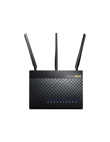 ASUS RT-AC68U router wireless Gigabit Ethernet Dual-band (2.4 GHz 5 GHz) 5G Nero