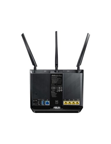 ASUS RT-AC68U router wireless Gigabit Ethernet Dual-band (2.4 GHz 5 GHz) 5G Nero