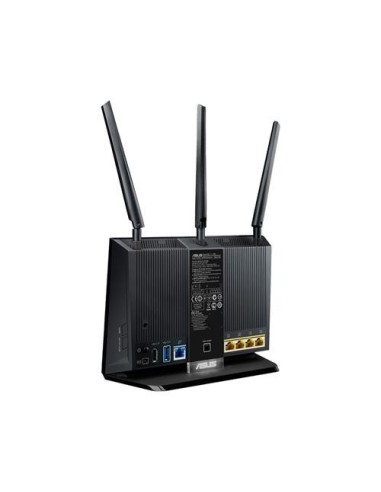 ASUS RT-AC68U router wireless Gigabit Ethernet Dual-band (2.4 GHz 5 GHz) 5G Nero