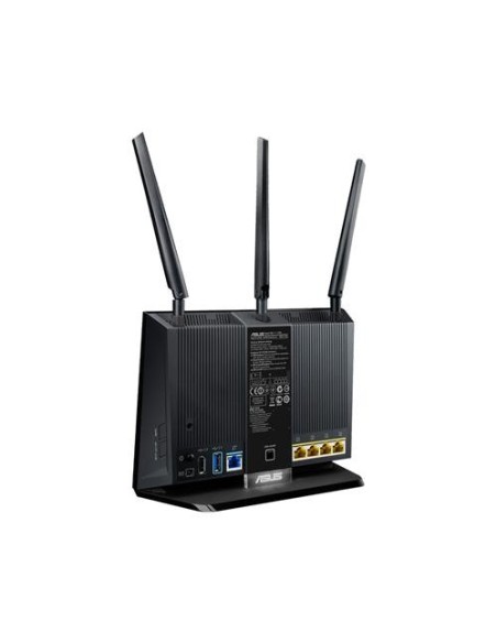 ASUS RT-AC68U router wireless Gigabit Ethernet Dual-band (2.4 GHz 5 GHz) 5G Nero