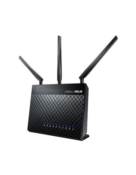 ASUS RT-AC68U router wireless Gigabit Ethernet Dual-band (2.4 GHz 5 GHz) 5G Nero