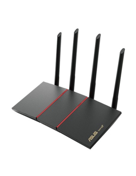 ASUS RT-AX55 router wireless Gigabit Ethernet Dual-band (2.4 GHz 5 GHz) 4G Nero