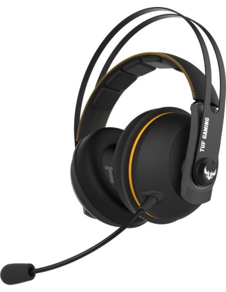 ASUS TUF Gaming H7 Auricolare Cablato A Padiglione Giocare Nero, Giallo