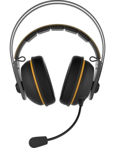 ASUS TUF Gaming H7 Auricolare Cablato A Padiglione Giocare Nero, Giallo