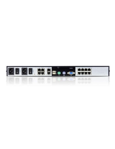 ATEN KN1108V-AX-G switch per keyboard-video-mouse (kvm) Montaggio rack Nero