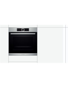 Bosch HBG675BS1 forno 71 L A+ Nero, Acciaio inossidabile 2