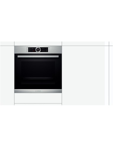 Bosch HBG675BS1 forno 71 L A+ Nero, Acciaio inossidabile