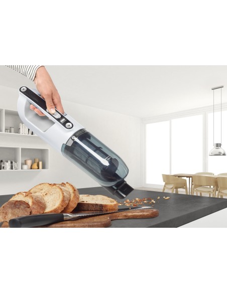 Bosch Serie 4 BBH32551 scopa elettrica Senza sacchetto 0,4 L Metallico, Bianco