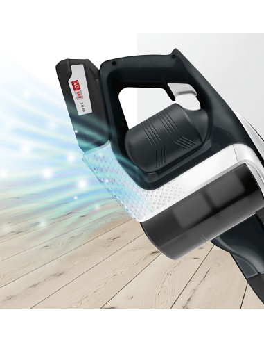 Bosch Serie 8 BBS811PCK scopa elettrica Senza sacchetto Nero, Argento