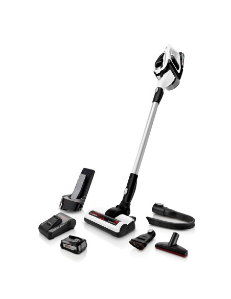 Bosch Serie 8 BBS812PCK aspirapolvere senza filo Bianco Senza sacchetto