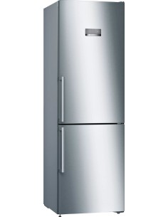 Bosch Serie 4 KGN367IDQ frigorifero con congelatore Libera installazione 326 L D Acciaio inossidabile