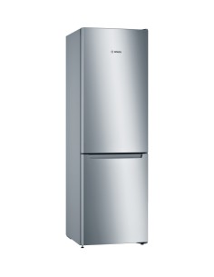 Bosch Serie 2 KGN36NLEA frigorifero con congelatore Libera installazione 305 L E Acciaio inossidabile