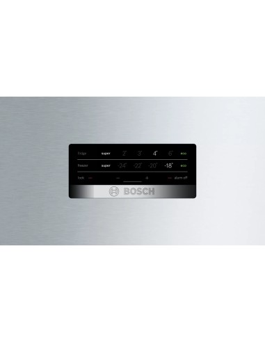 Bosch KGN393IDB frigorifero con congelatore Libera installazione 368 L D Acciaio inossidabile