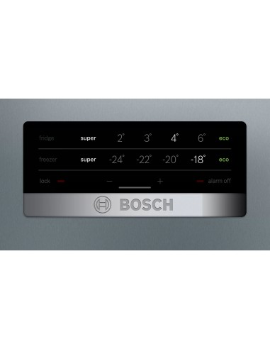 Bosch KGN393IEQ frigorifero con congelatore Libera installazione 368 L E Acciaio inossidabile