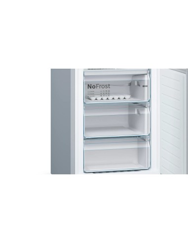 Bosch Serie 4 KGN39IJEA frigorifero con congelatore Libera installazione 368 L E Grigio