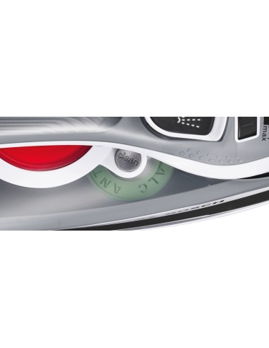 Bosch TDA70EASY ferro da stiro Ferro da stiro a secco e a vapore Piastra Ceranium Glissée 2400 W Nero, Bianco
