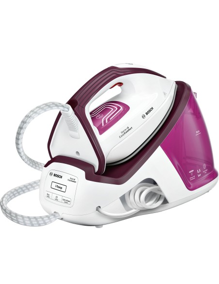 Bosch Serie 4 TDS4020 ferro da stiro a caldaia 2400 W 1,4 L Piastra Ceranium Glissée Rosso, Bianco