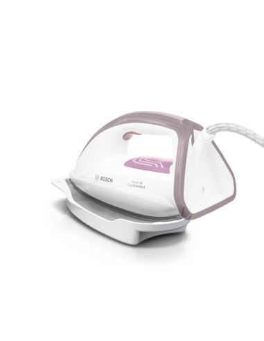 Bosch Serie 4 TDS4020 ferro da stiro a caldaia 2400 W 1,4 L Piastra Ceranium Glissée Rosso, Bianco