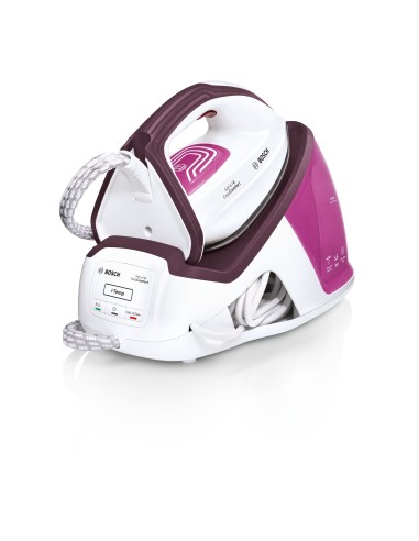 Bosch Serie 4 TDS4020 ferro da stiro a caldaia 2400 W 1,4 L Piastra Ceranium Glissée Rosso, Bianco