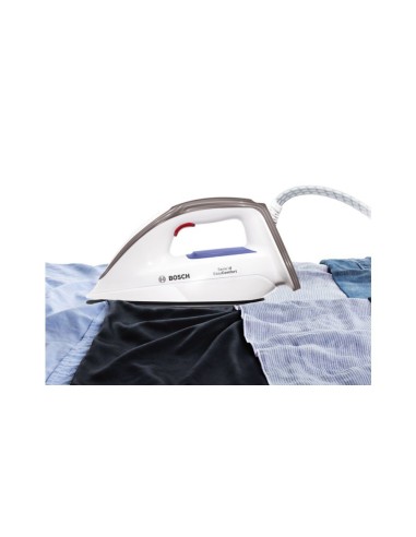 Bosch Serie 4 TDS4040 ferro da stiro a caldaia 2400 W 1,4 L Piastra Ceranium Glissée Porpora, Bianco