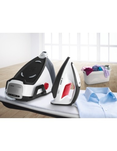 Bosch TDS6040 ferro da stiro a caldaia 1200 W 1,5 L Ceramica Nero, Bianco