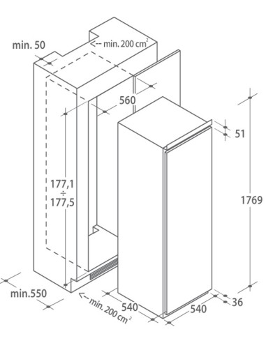 Candy CFBO3550E 1 frigorifero con congelatore Libera installazione 286 L Bianco