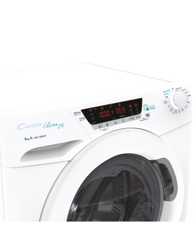 Candy Ultra HCU 28TWH5-S lavatrice Caricamento frontale 8 kg 1200 Giri min Bianco