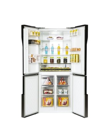 Candy CFDN 180 EU 1 frigorifero side-by-side Libera installazione 418 L Acciaio inossidabile