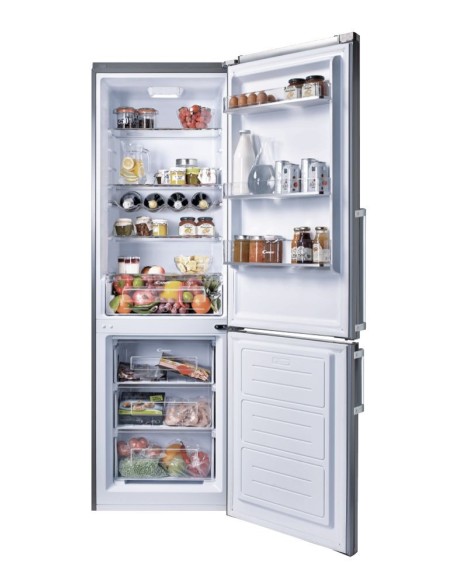 Candy CCBS 6182XH 2N frigorifero con congelatore Libera installazione 315 L F Acciaio inossidabile
