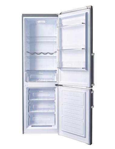 Candy CCBS 6182XH 2N frigorifero con congelatore Libera installazione 315 L F Acciaio inossidabile
