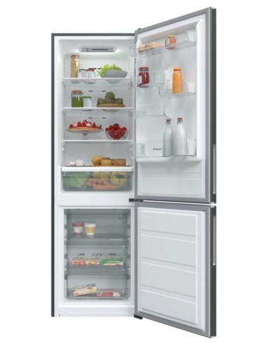 Candy CVBNM 6182XP SN frigorifero con congelatore Libera installazione 310 L F Acciaio inossidabile