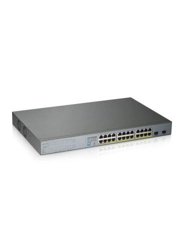 Zyxel GS1300-26HP-EU0101F switch di rete Non gestito Gigabit Ethernet (10 100 1000) Supporto Power over Ethernet (PoE) Grigio
