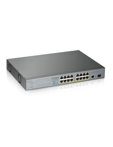 Zyxel GS1300-18HP-EU0101F switch di rete Non gestito Gigabit Ethernet (10 100 1000) Supporto Power over Ethernet (PoE) Grigio