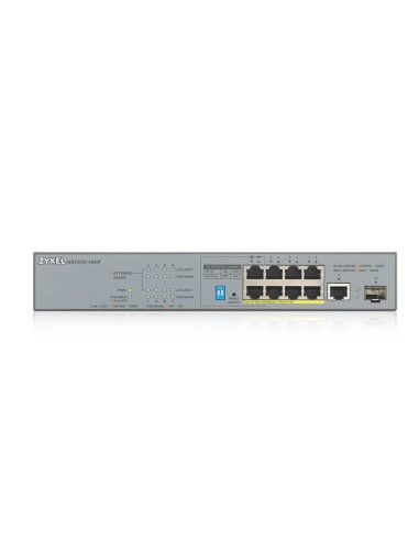 Zyxel GS1300-10HP Non gestito Gigabit Ethernet (10 100 1000) Supporto Power over Ethernet (PoE) Grigio