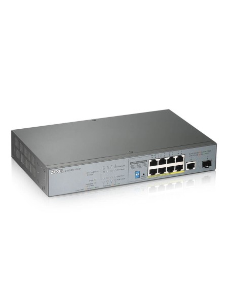 Zyxel GS1300-10HP Non gestito Gigabit Ethernet (10 100 1000) Supporto Power over Ethernet (PoE) Grigio