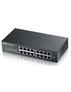 Zyxel GS1100-16 Non gestito Gigabit Ethernet (10 100 1000) Nero
