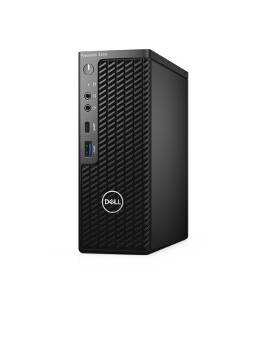 DELL Precision 3240 i7-10700 CFF Intel® Core™ i7 16 GB DDR4-SDRAM 512 GB SSD Windows 10 Pro Stazione di lavoro Nero