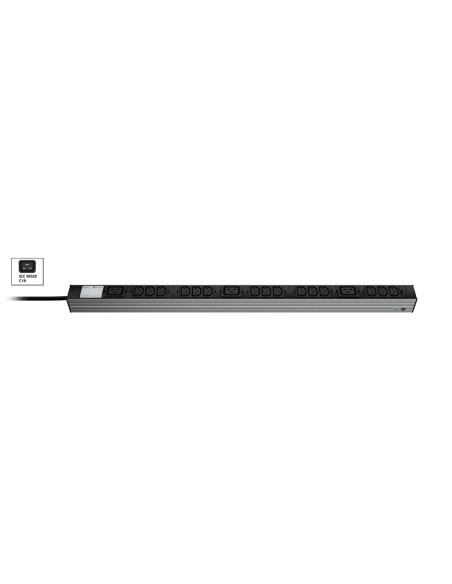 Vertiv Knürr PDU DI-STRIP, Basic, 0U 1U, ingresso IEC 60320 C19 230V 16A, uscite (15) C13 (3) C19