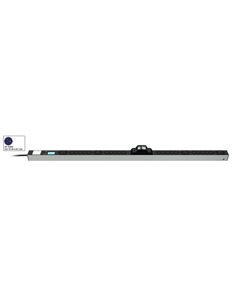 Vertiv Knürr 036066241 unità di distribuzione dell'energia (PDU) 24 presa(e) AC 0U Nero, Grigio