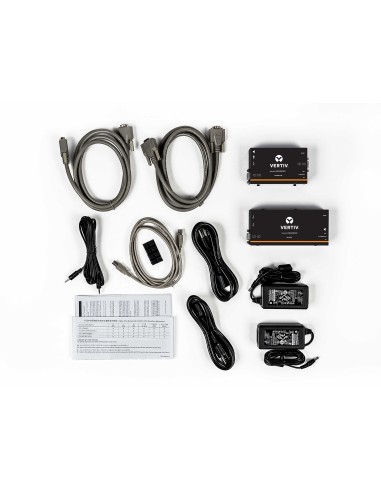 Vertiv Avocent LongView, VGA doppia, USB, audio, CATx 300M, UK