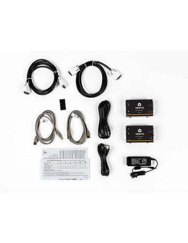 Vertiv Avocent LongView, DVI doppia, USB, audio, CATx 50M, UK