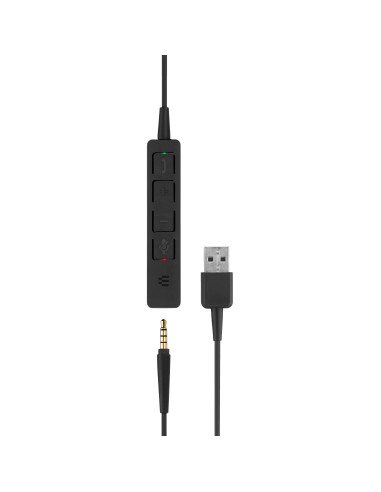 EPOS | SENNHEISER ADAPT 135 USB Auricolare Cablato A Padiglione Musica e Chiamate USB tipo A Nero