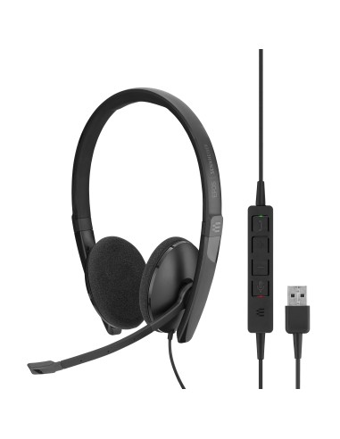EPOS | SENNHEISER ADAPT 160 USB Auricolare Cablato A Padiglione Musica e Chiamate USB tipo A Nero