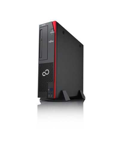 Fujitsu CELSIUS J580 E-2234 SFF Intel Xeon E 16 GB DDR4-SDRAM 512 GB SSD Windows 10 Pro Stazione di lavoro Nero, Rosso
