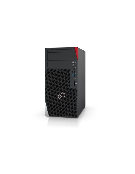 Fujitsu CELSIUS W5010 i7-10700 Micro Tower Intel® Core™ i7 16 GB DDR4-SDRAM 512 GB SSD Windows 10 Pro PC Nero, Rosso, Argento