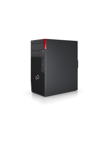 Fujitsu CELSIUS W5010 i7-10700 Micro Tower Intel® Core™ i7 16 GB DDR4-SDRAM 1024 GB SSD Windows 10 Pro PC Nero, Rosso, Argento