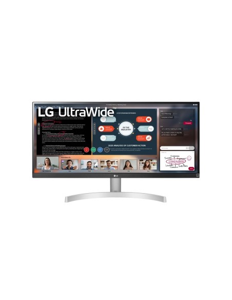 LG 34WN650-W 86,4 cm (34") 2560 x 1080 Pixel UltraWide Full HD LED Argento