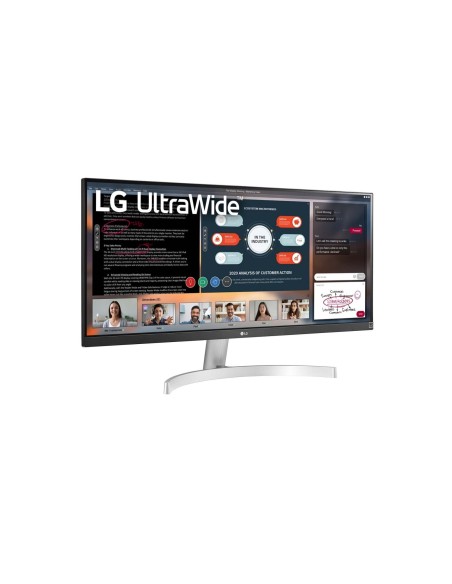 LG 34WN650-W 86,4 cm (34") 2560 x 1080 Pixel UltraWide Full HD LED Argento